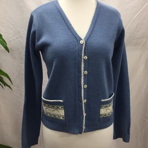 Vintage Liz Claiborne Lizwear Button Down Sweater